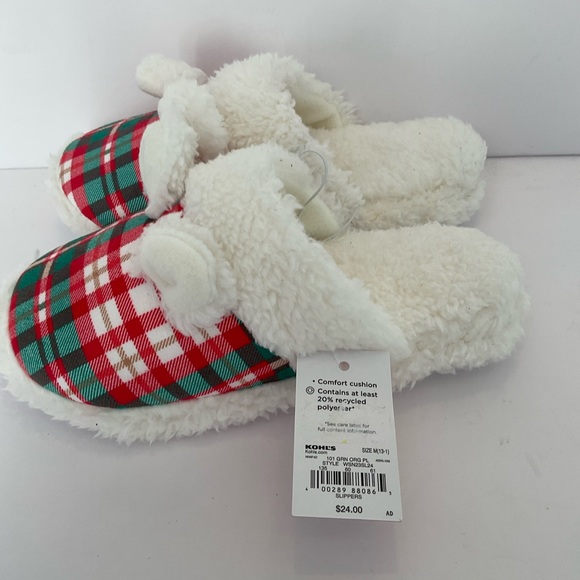 NWT Kids Jammies for your Families slippers - Picture 2 of 3